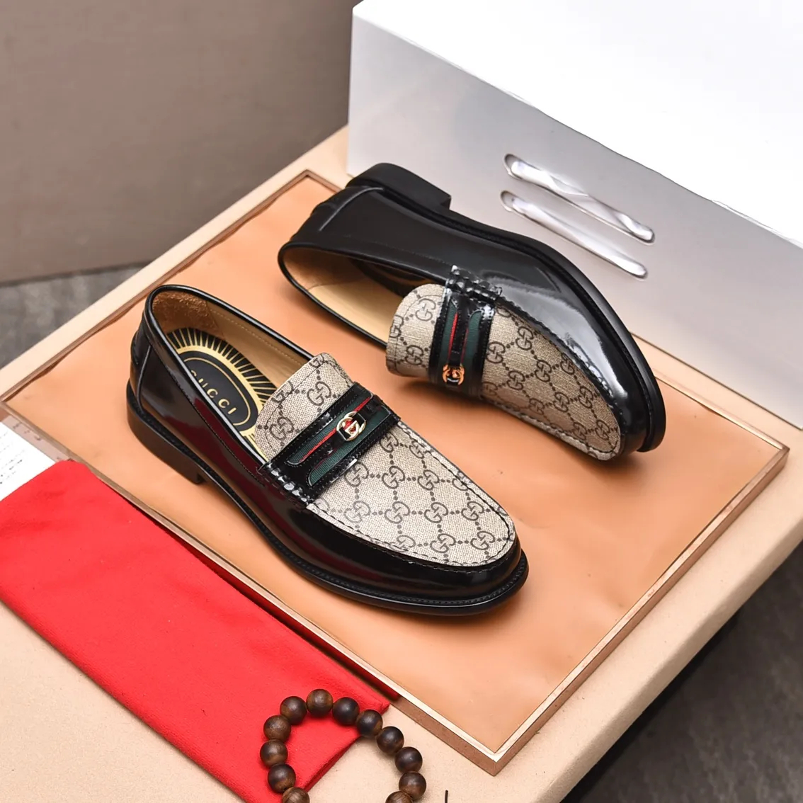 Men's shoes 💰580 📛📛Original (water-dyed cow lining) Gucci GUCCI official website formal shoes 🌀 Italian 🇮🇹 imported cowhide ➕ top imported water-dyed cowhide lining 💋 fine handmade original bottom, the real thing looks better when photographed in person Standard size 38-44